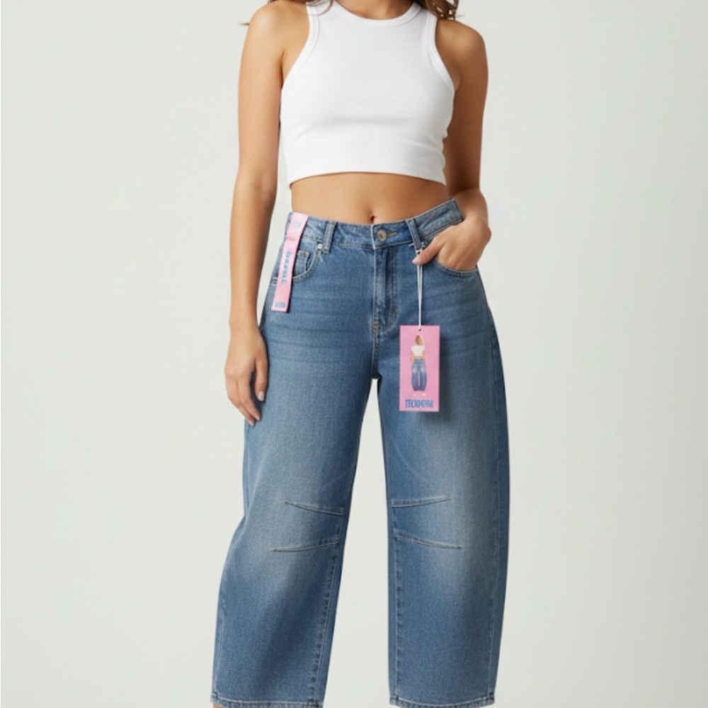 Telepatia Barrel Leg Jeans for Women
